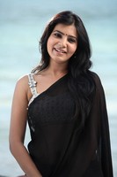 Samantha Black Saree Photos